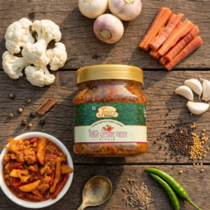 Traditional Khatta Meetha Gobhi Shalgam Gajar Pickle | Indian Homemade Flavor - 400 gms