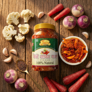 Traditional Khatta Meetha Gobhi Shalgam Gajar Pickle - Jain Pickle Wala| Mixed Pickle - 900 gms