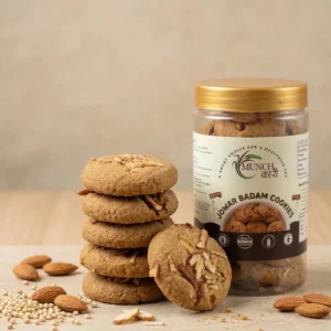 Jowar Badam Cookies – Almond Loaded Millet Cookies with Crispy Homemade Taste | Munchkari