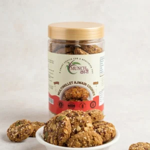 Multimillet Ajwain Cookies – Crunchy Savory Cookies with Traditional Ajwain Flavor | Munchakri
