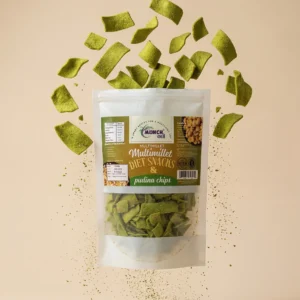 Multimillet Diet Pudina Chips – Crispy Mint Flavored Healthy Millet Snack | Munchkari